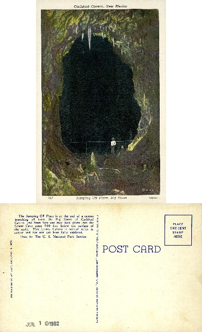 Jumping Off Place, Carlsbad Cave