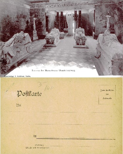 Mausoleum Interior with Sarcophagi