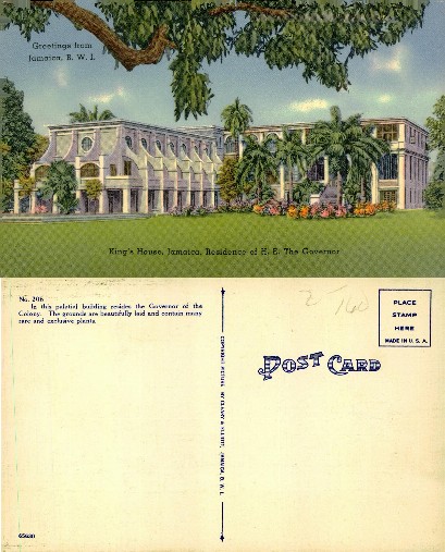 King's House, Jamaica