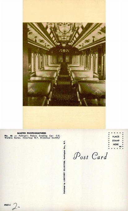 Pullman Palace Smoking Car Interior