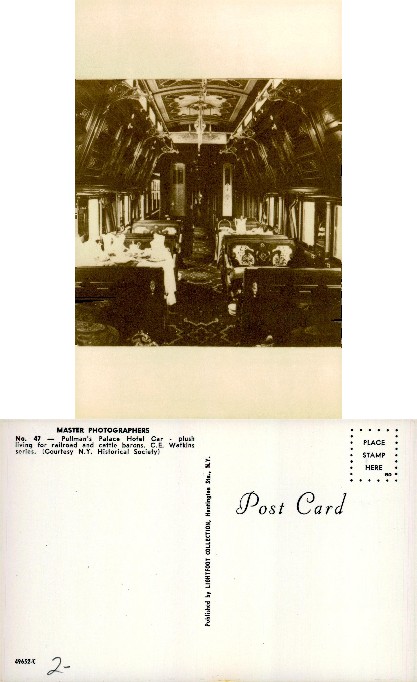 Pullman Palace Hotel Car Interior