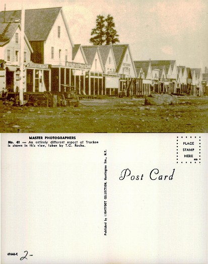 Truckee Street with Stores and Hotel