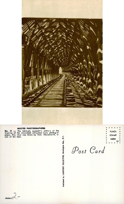 Railroad Snowshed Interior