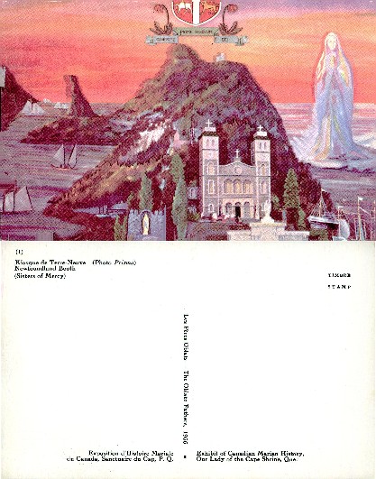 Marian Shrine on Hilltop by Sea
