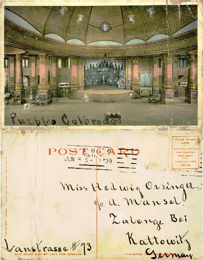 Mineral Palace interior with grotto
