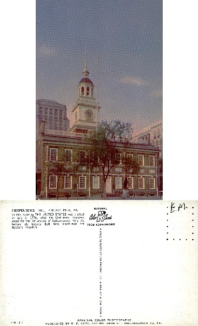 Independence Hall with Clock Tower