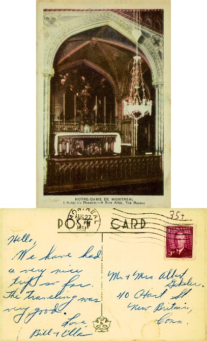 Notre-Dame Basilica Side Altar Interior
