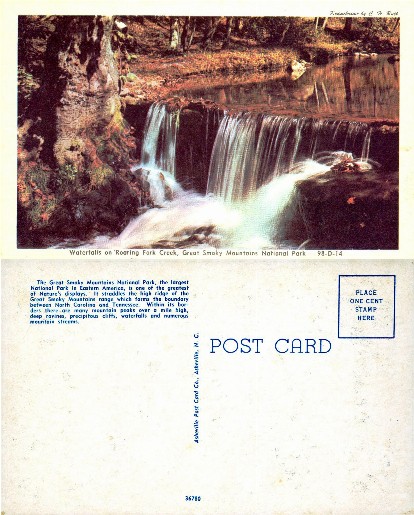 Waterfalls on Roaring Fork Creek