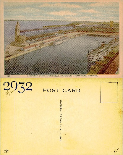 Montreal Harbour with Victoria Pier
