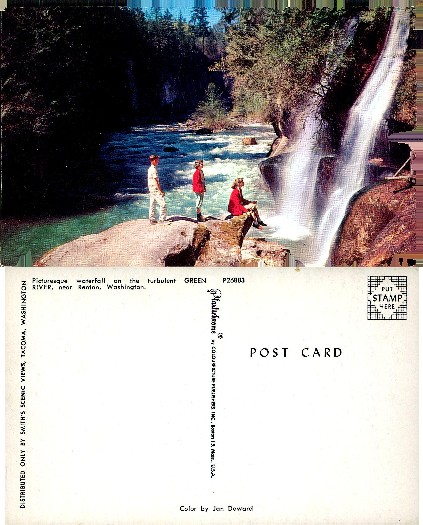 Waterfall on Turbulent Green River
