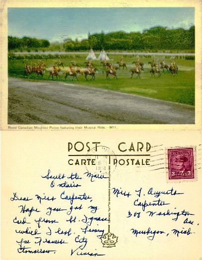 RCMP Musical Ride with Teepees