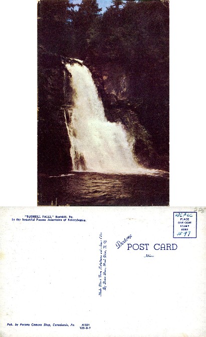 Bushkill Falls in Pocono Mountains