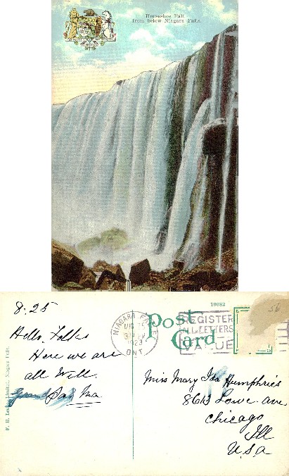 Horseshoe Fall from below