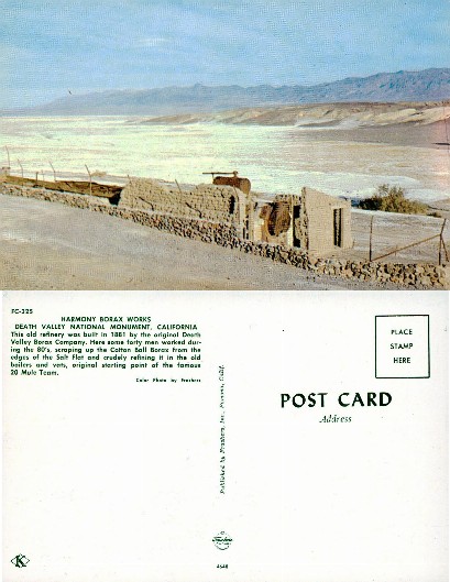 Harmony Borax Works Ruins, Desert