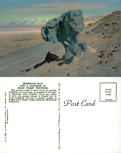 Mushroom Rock, Death Valley