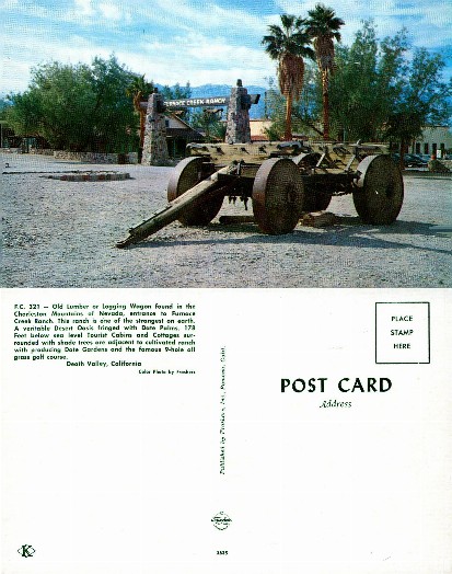 Old Lumber Wagon at Furnace Creek Ranch