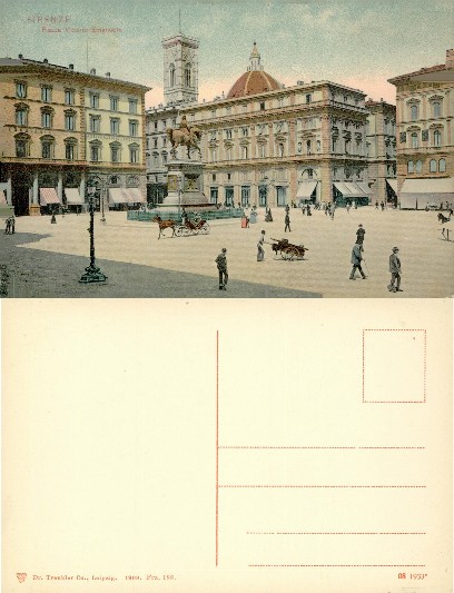 Piazza with Equestrian Monument