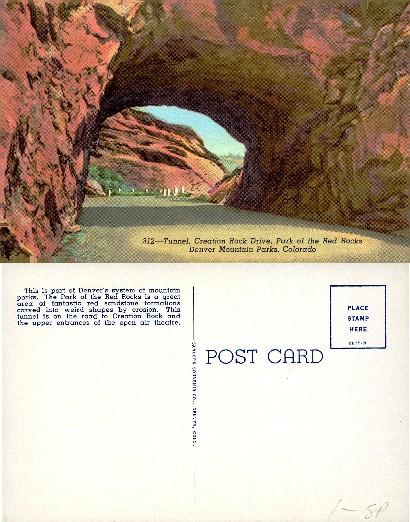 Tunnel in Park of the Red Rocks