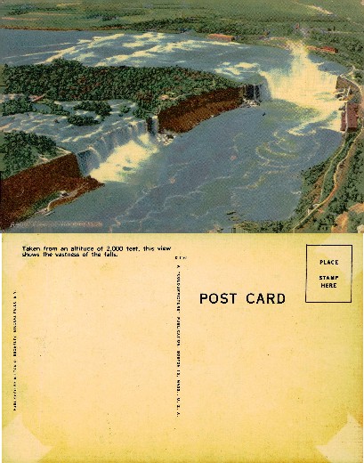 Aerial View of Niagara Falls