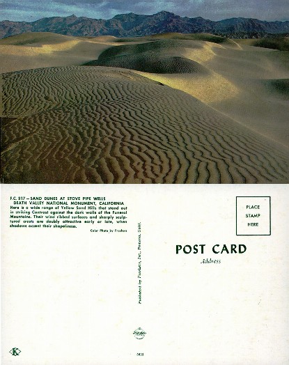 Sand Dunes at Stove Pipe Wells