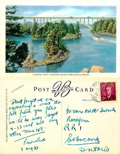Thousand Islands Bridge & Boat