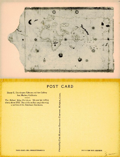 1502 Richard King Portolano Map