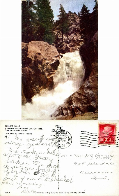 Boulder Falls Waterfall