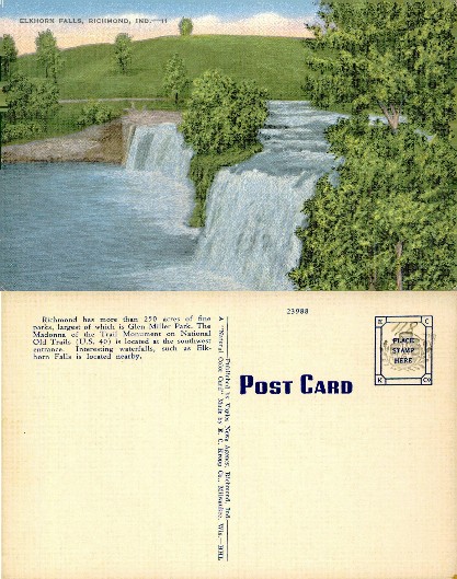 Elkhorn Falls and River Scene