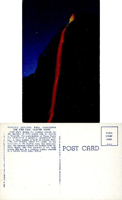 Fire Fall at Glacier Point