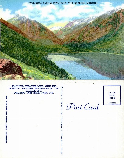 Wallowa Lake & Mountains View
