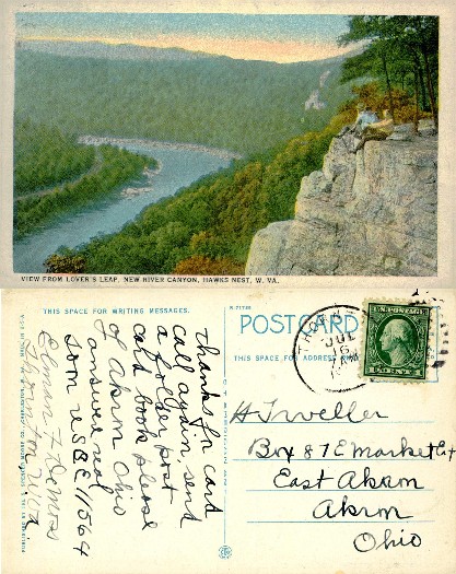 View from Lover's Leap, New River Canyon