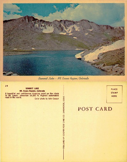Summit Lake and Mountains