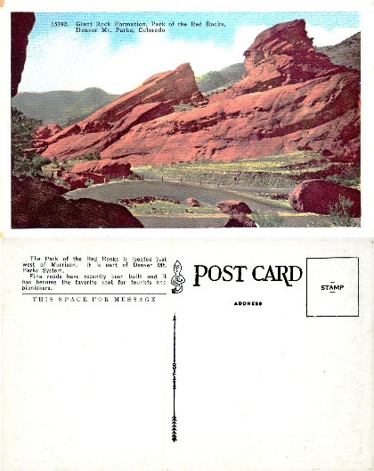 Red Rock Formations with Winding Road