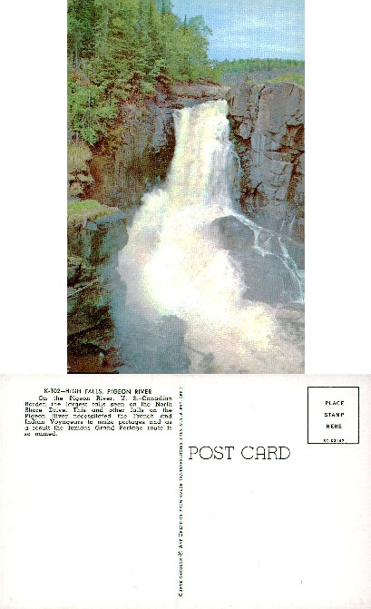 High Falls, Pigeon River Waterfall