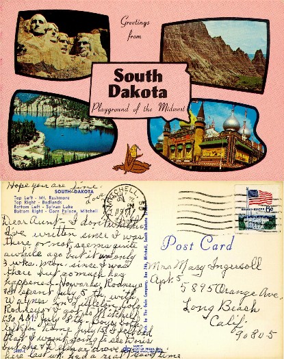 South Dakota Landmarks Collage