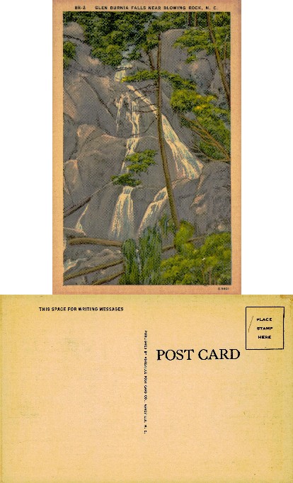 Glen Burnia Falls Near Blowing Rock
