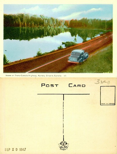 Trans-Canada Highway by Lake