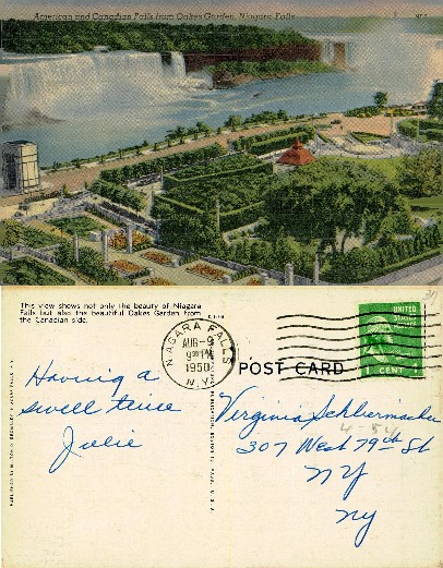 Niagara Falls and Oakes Garden View