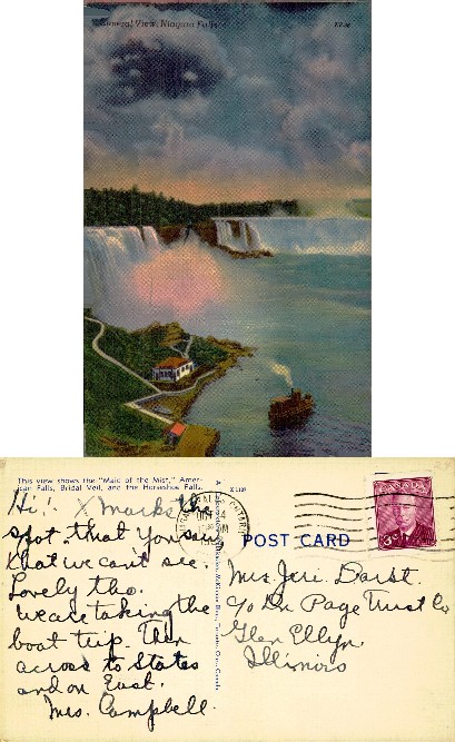 Niagara Falls with Maid of Mist boat