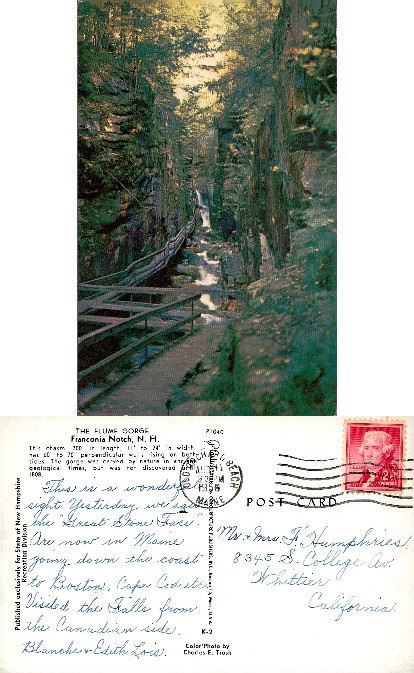 Flume Gorge with Boardwalk Path