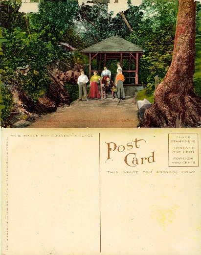 Spring House with Visitors