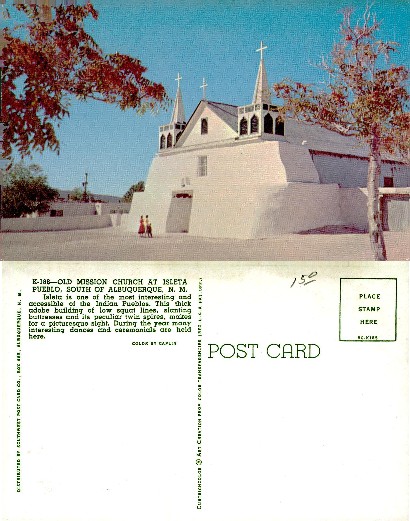 Old Mission Church at Isleta Pueblo