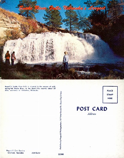 Snake River Falls with Onlookers
