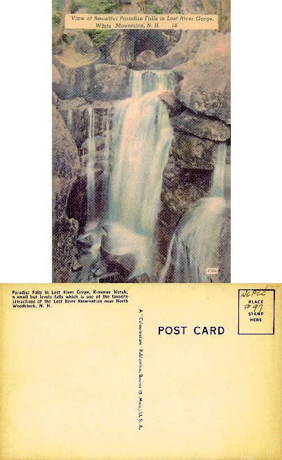 Paradise Falls, Lost River Gorge
