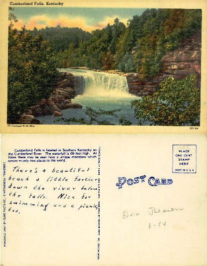 Cumberland Falls Waterfall Scene