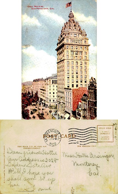 Call Building City Street Scene