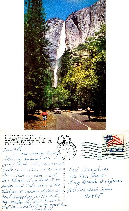 Yosemite Falls and Road
