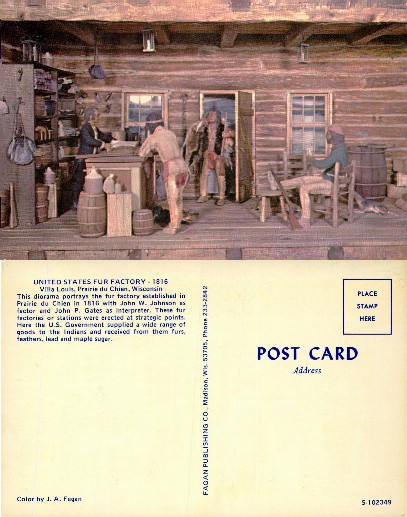 Fur Trading Post Diorama (1816)