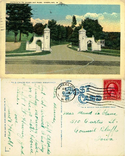 Entrance to Wheeling Park