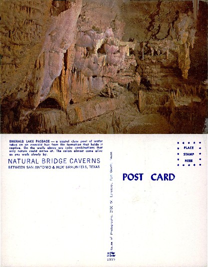 Cave formations, Emerald Lake Passage